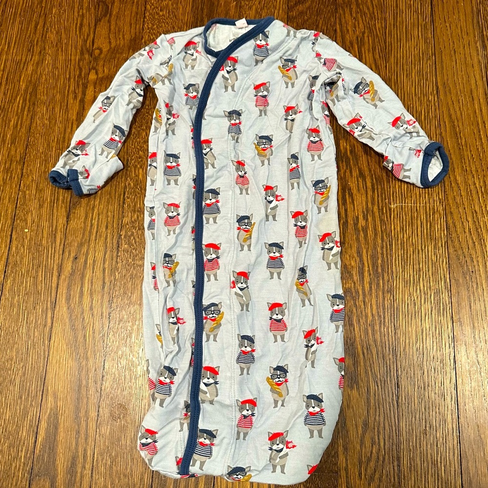 Magnetic Me bamboo viscose Gown- size NB-3m